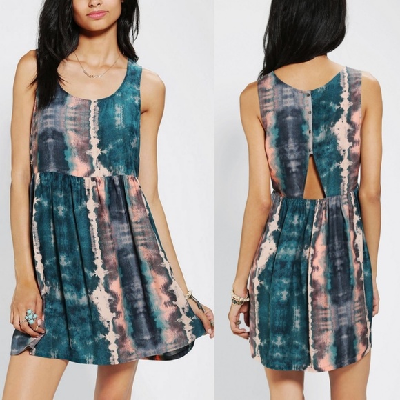 Urban Outfitters Dresses & Skirts - Urban Outfitters Ecoté Dyed Dress Peek A Boo Back